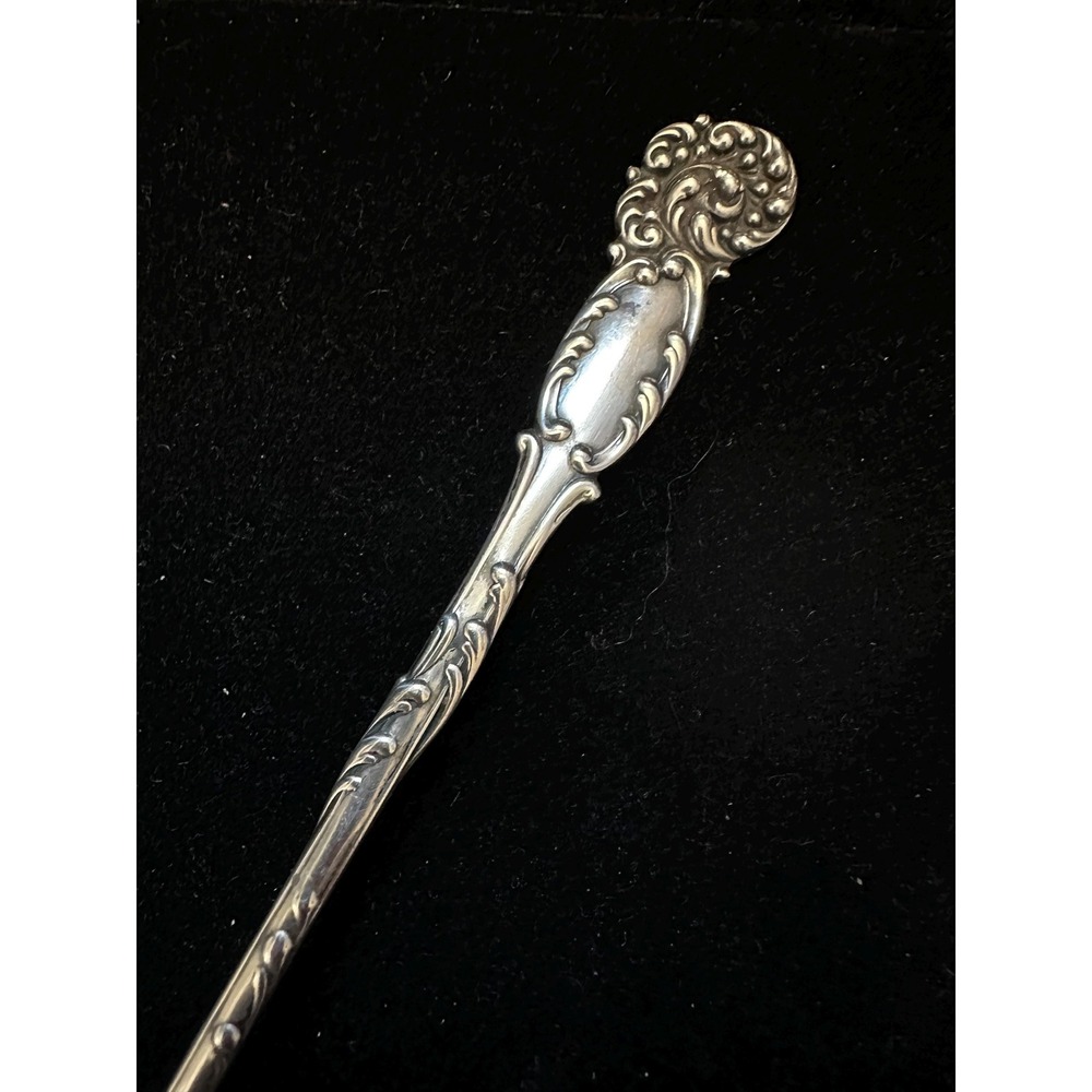 Antique‎ Reed & Barton Sterling Pickle / Olive Fork La Reine